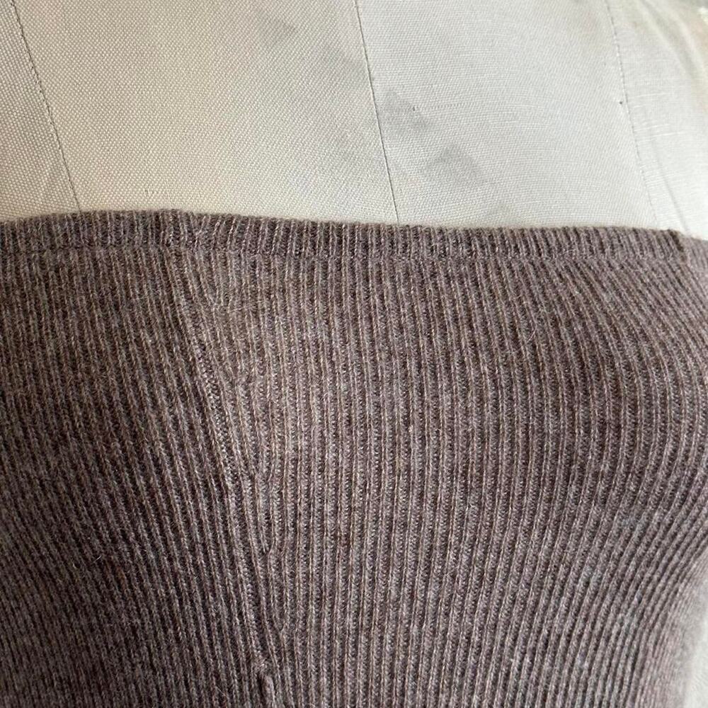 handmade brown knit bandeau - Picture 3 of 8